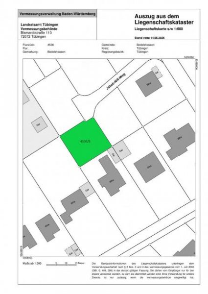 Bodelshausen Sonniger Bauplatz in attraktiver Lage von Bodelshausen – ideale Grundlage für Ihr Traumhaus Grundstück kaufen
