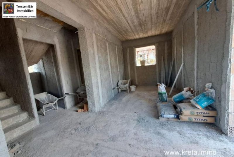 Neo Chorio, Apokoronas Kreta, Neo Chorio neue freistehende Steinvill 3 SZ Meerblick Haus kaufen