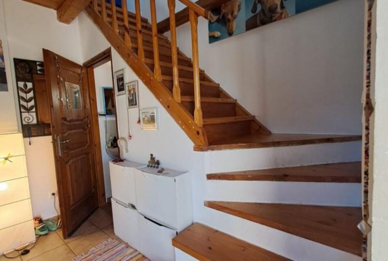 Neo Chorio Kreta, Neo Chorio freistehende Steinvilla mit Bergblick Haus kaufen