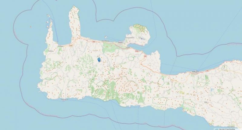 Platanias Kreta, Planias - Grundstück 110.000m² mit ca. 2.400 Olivenbäumen und kleinem Haus Grundstück kaufen