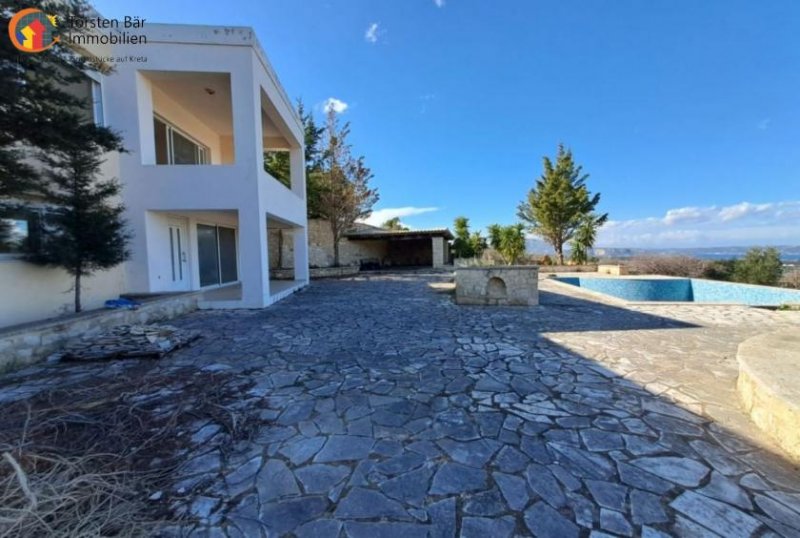 Gavalachori/Vamos Kreta, Vamos, 2 freistehende Villen mit privatem Pool Meerbl. und Bergblick Haus kaufen