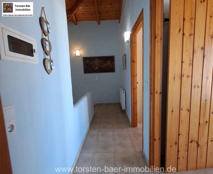 Plaka Kreta, Plaka freistehende Villa mit 4 Schlafzimmern und 2 Bädern, privatem Pool und Meerblick Haus kaufen