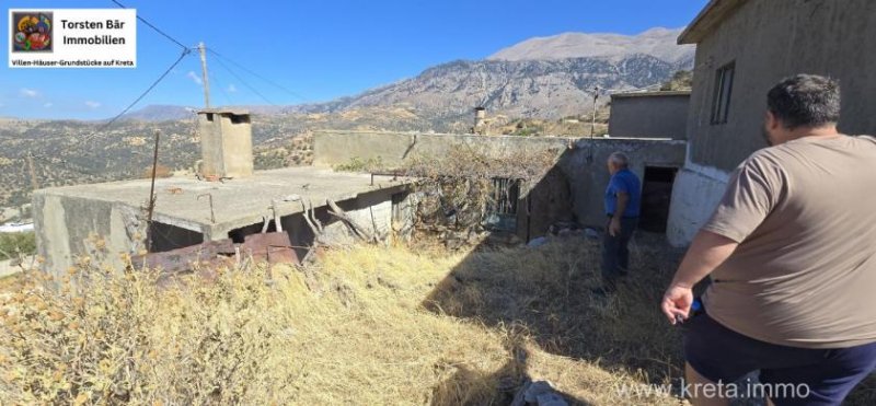 Nithavri Kreta, Nithavri renovierungsbedürftiges Bauernanwesen mit Meer- und Bergblick Haus kaufen
