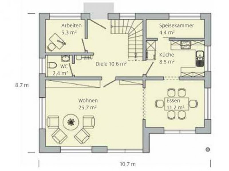 Sachsenheim Energiesparendes Einfamilienhaus mit 6 Zi, 143 m² WP und Fussbodenheizung KfW 70 in Sachsenheim Haus kaufen