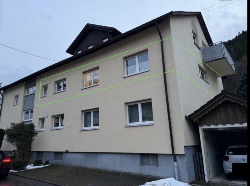 Bad Wildbad 125 m² Kapitalanlage in Bad Wildbad – deutlich unter Markt vermietet | Garage | Kamin | Balkon Wohnung kaufen