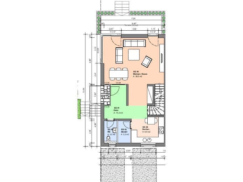 Philippsburg reserviert---Doppelhaushälfte für die große Familie in ruhiger Lage, massive Bauweise mit Keller im KfW 70 standart inkl.
