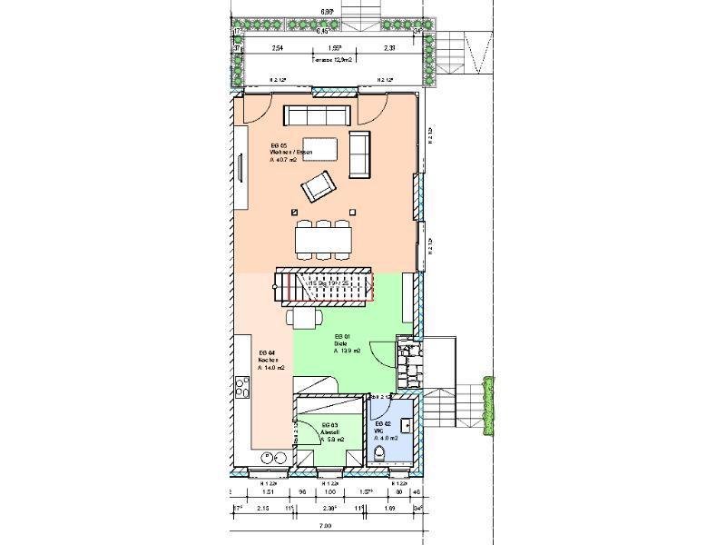 Philippsburg Reserviert---Doppelhaushälfte für die große Familie in ruhiger Lage, massive Bauweise mit Keller im KfW 70 standart inkl.