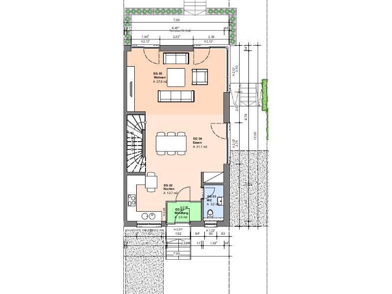 Philippsburg Reserviert....Doppelhaushälfte für die große Familie in ruhiger Lage, massive Bauweise mit Keller im KfW 70 standart inkl.