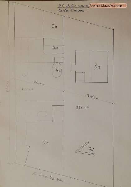 Playa del Carmen Haus Rustico, 45qm auf 150qm Grund an Mexikos Karibik Haus kaufen