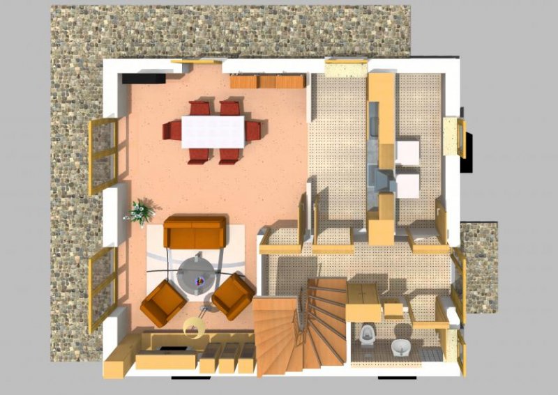 Bubsheim Schlüsselfertig,massiv und preiswert. Wohnfläche ca.103m² Haus kaufen