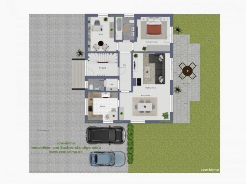 Ballrechten-Dottingen Exklusive Lage mit wunderbarem Blick über die Reben - Haus mit 3 Wohnungen Haus kaufen