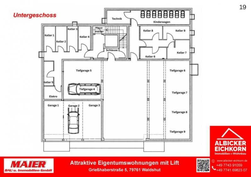 Waldshut-Tiengen Neubau Waldshut - 3,0 Zimmerwohnung Obergeschoss 2 mit Lift Wohnung kaufen