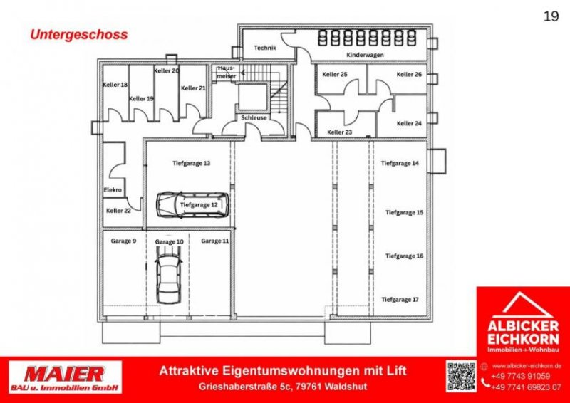 Waldshut-Tiengen Neubau Waldshut - 3,0 Zimmerwohnung Erdgeschoss mit Lift Wohnung kaufen