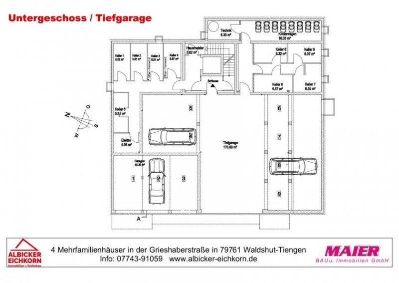 Waldshut-Tiengen Neubau Waldshut - 3,0 Zimmerwohnung Obergeschoss 2 mit Lift Wohnung kaufen