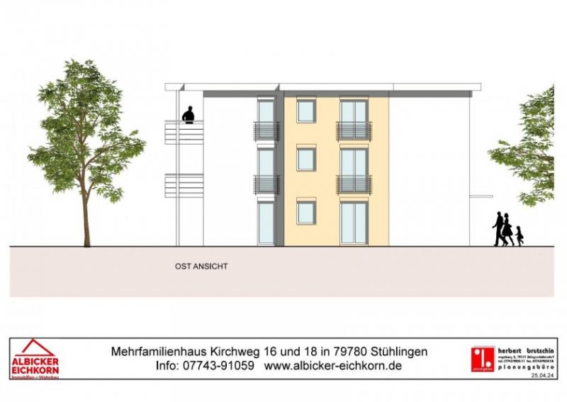 Stühlingen 3Zi. EG mit Terrasse ca. 87 m²-Wohnung 1-Kirchweg 18-79780 Stühlingen Wohnung kaufen