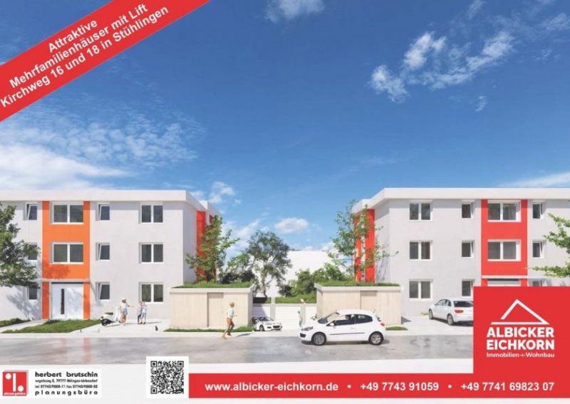 Stühlingen 3Zi. OG mit Balkon ca. 85 m²-Wohnung 3-Kirchweg 18-79780 Stühlingen Wohnung kaufen