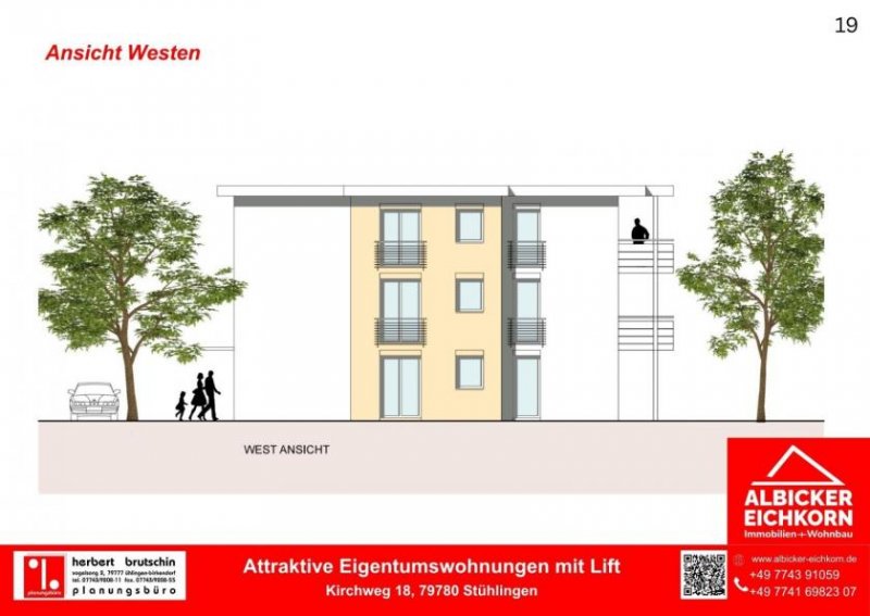 Stühlingen 4 Zi. EG mit Terrasse ca. 107 m²-Wohnung 2-Kirchweg 18-79780 Stühlingen Wohnung kaufen