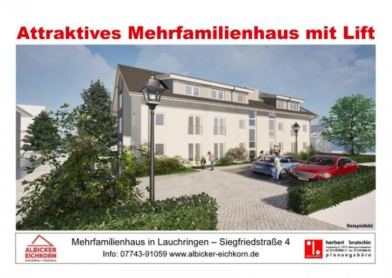 Lauchringen 3 Zi. EG mit Terrasse ca. 95 m² - Wohnung 3 - Siegfriedstr. 4, 79787 Lauchringen - Neubau Wohnung kaufen