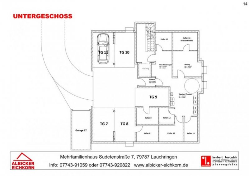 Lauchringen 4 Zi. OG mit Balkon ca. 102 m² - Wohnung 4 - Sudetenstr. 7, 79787 Lauchringen - Neubau Wohnung kaufen