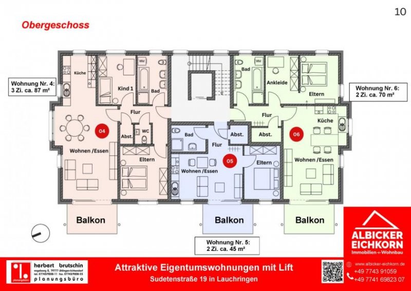 Lauchringen Neubau Lauchringen - 2 Zimmerwohnung OG mit Lift Wohnung kaufen