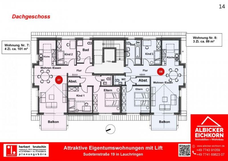 Lauchringen Neubau Lauchringen - 4 Zimmerwohnung OG mit Lift Wohnung kaufen