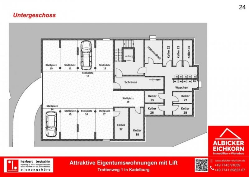 Küssaberg Grenznah 3 Zi. Obergeschoss mit Balkon ca. 100 m² - Wohnung 4 - Trottenweg 1, 79790 Kadelburg Wohnung kaufen