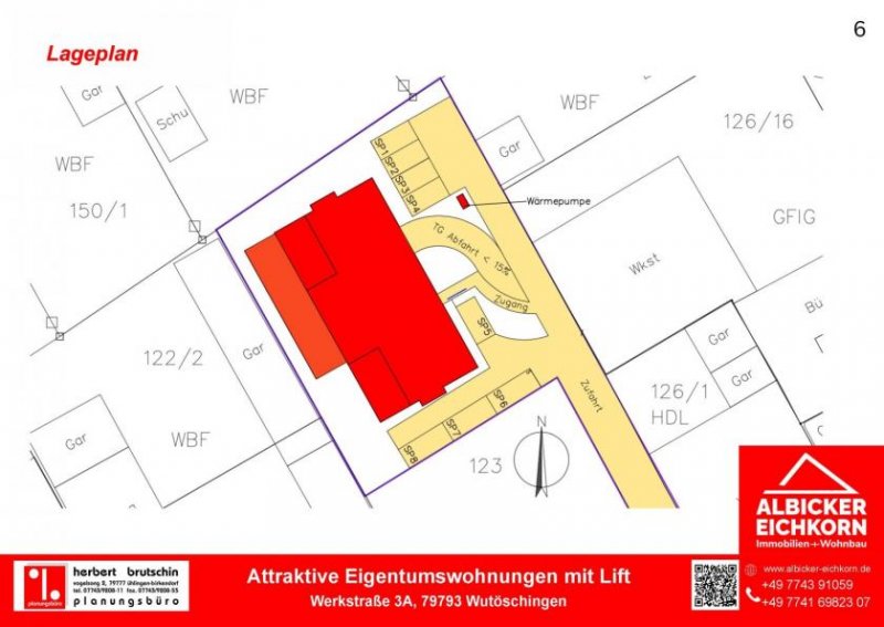 Wutöschingen 2 Zi. EG mit Terrasse ca. 69 m² - Wohnung 2 - Werkstraße 3a, 79793 Wutöschingen - Neubau Wohnung kaufen