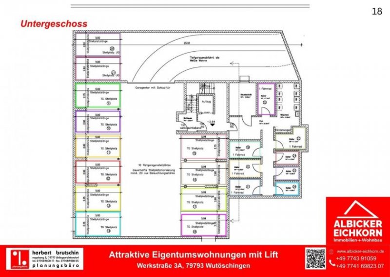 Wutöschingen 3 Zi. OG mit Loggia ca. 87 m² - Wohnung 6 - Werkstraße 3a, 79793 Wutöschingen - Neubau Wohnung kaufen