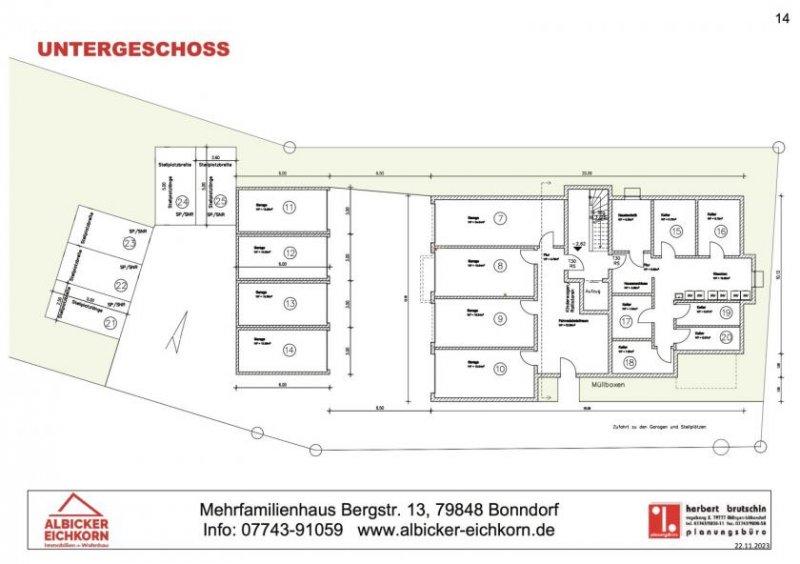 Bonndorf im Schwarzwald 4 Zi. Galeriewohnung im DG mit Balkon-KFW40-ca. 100 m² - Wohnung 6 - Bergstr. 13, 79848 Bonndorf-mit Lift Wohnung kaufen