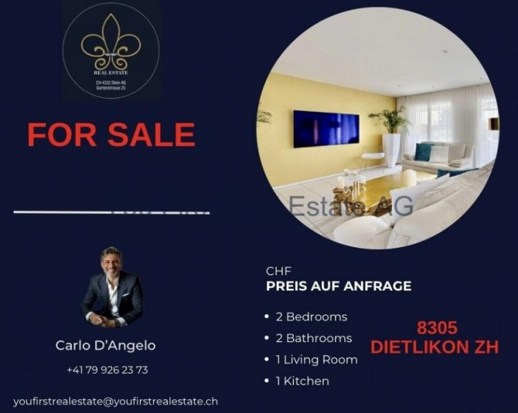 Dietlikon Elegantes Wohnen in Dietlikon: Modernes Zuhause mit Fernblick Wohnung kaufen