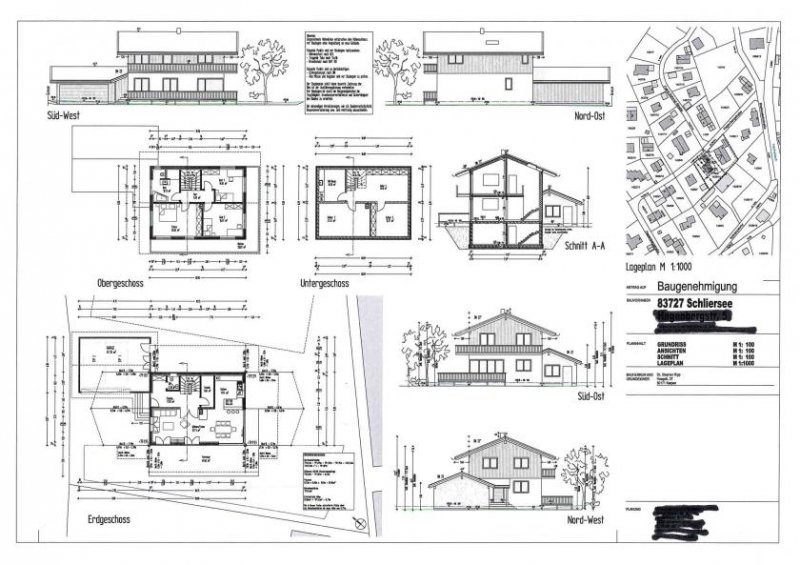 Schliersee 642 m² Baugrundstück in Neuhaus – Genehmigung für Einfamilienhaus bereits vorhanden Grundstück kaufen