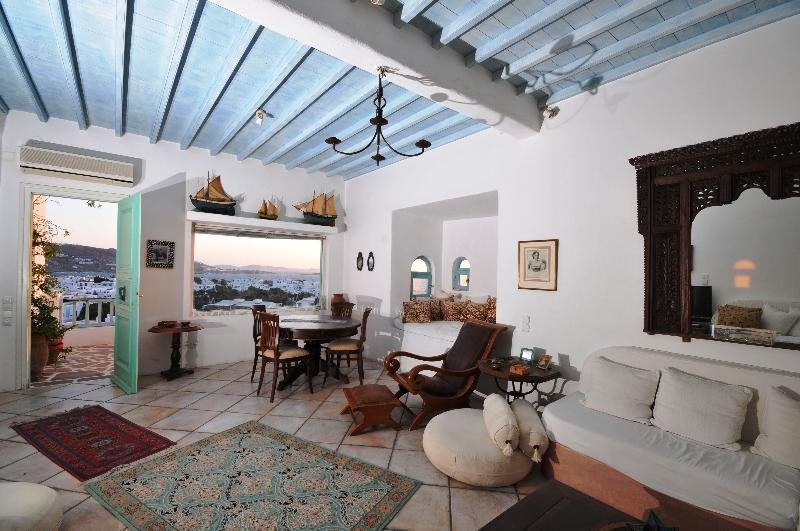 Mykonos Wunderschöne vollmöblierte Villa in Mykoniatischen Stil auf der Insel Mykonos Haus kaufen