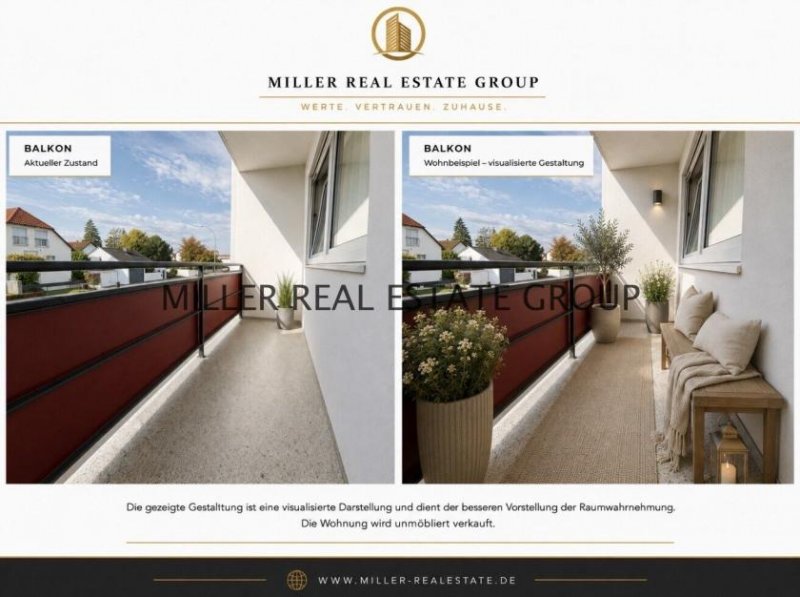 Ingolstadt 3-Zimmer-Eigentumswohnung in Ingolstadt-Südost - Südwest-Balkon, Stellplatz & durchdachtes Wohnkonzept! Wohnung kaufen