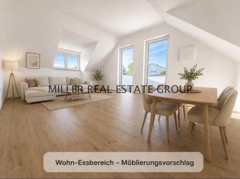 Ingolstadt Exklusive Neubau-Dachgeschosswohnung in Ingolstadt-Unterhaunstadt - ca. 116 m², Erstbezug, KfW 55 & zwei separat nutzbare