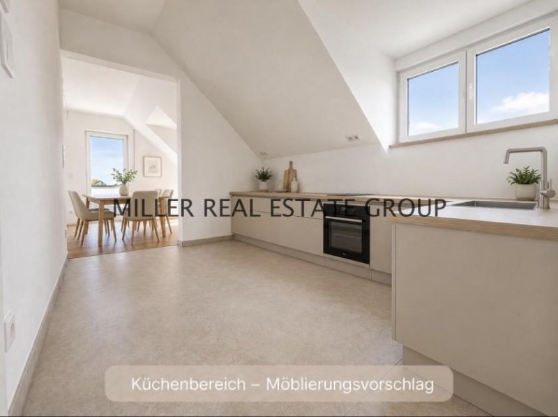 Ingolstadt Exklusive Neubau-Dachgeschosswohnung in Ingolstadt-Unterhaunstadt - ca. 116 m², Erstbezug, KfW 55 & zwei separat nutzbare