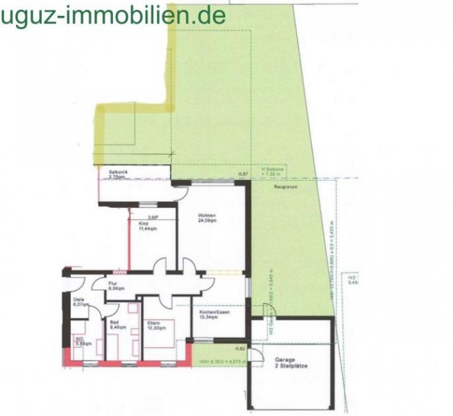 Gersthofen 3-ZKB Erdgeschosswohnung mit Garten - KfW 70 EE - in idyllischer Lage von Gersthofen Wohnung kaufen