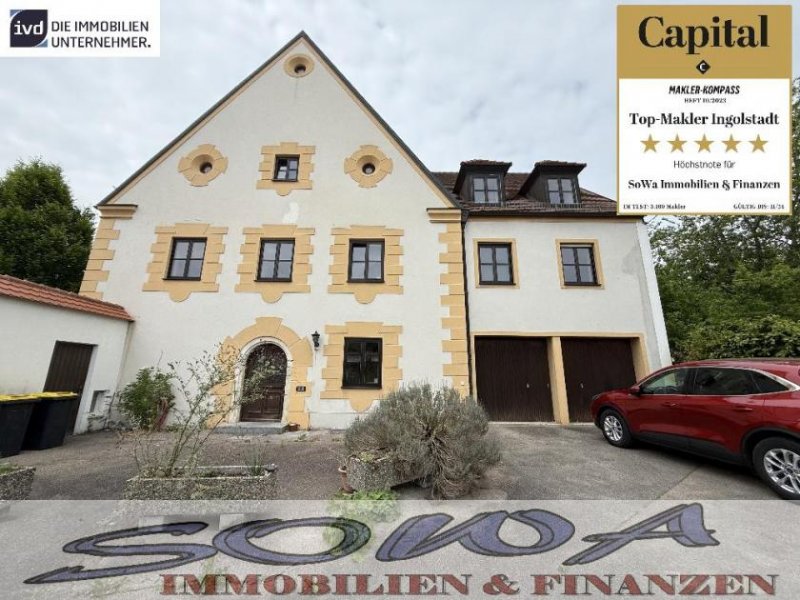 Neuburg an der Donau Ein Haus mit Geschichte - Mehrfamilienhaus mit 5 Wohneinheiten, zwei Garagen und Garten in zentraler Lage in Neuburg - Ein von