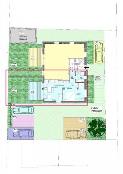 Neuburg an der Donau KfW Förderung möglich! Schöne 2 Zimmer Erdgeschoss Wohnung mit Garten und Terrasse in zenrumsnaher Lage in Neuburg - Ein von
