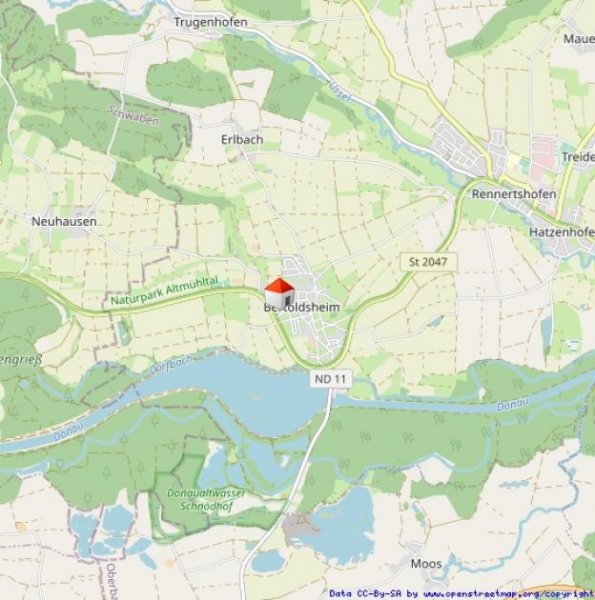 Rennertshofen Baugrundstück zur Wohnbebauung in Rennertshofen/Bertoldsheim Grundstück kaufen