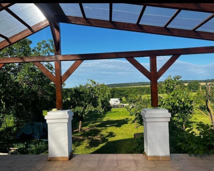 Balatonszentgyörgy Saniertes Bauernhaus mit Neubauten und Badeteich in der Nähe vom Balaton Haus kaufen