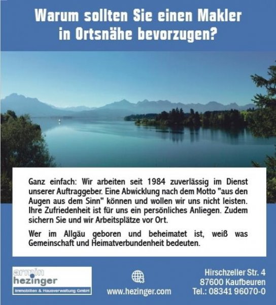 Kaufbeuren Hochwertige 3 ZKB Eigentumswohnung in bester Lage Wohnung kaufen