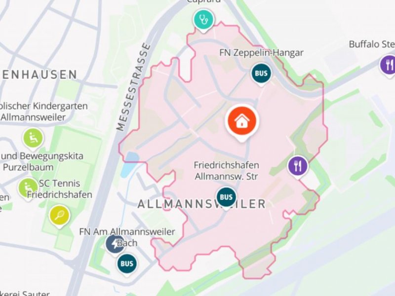 Friedrichshafen Charmante 2-Zimmer-Wohnung mit sonnigem Balkon – citynah und dennoch ruhig gelegen Wohnung kaufen