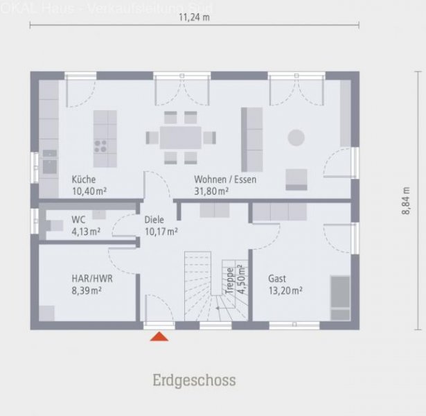 Lindau (Bodensee) KLASSISCHER GRUNDRISS - GROSSZÜGIGES HAUS Haus kaufen