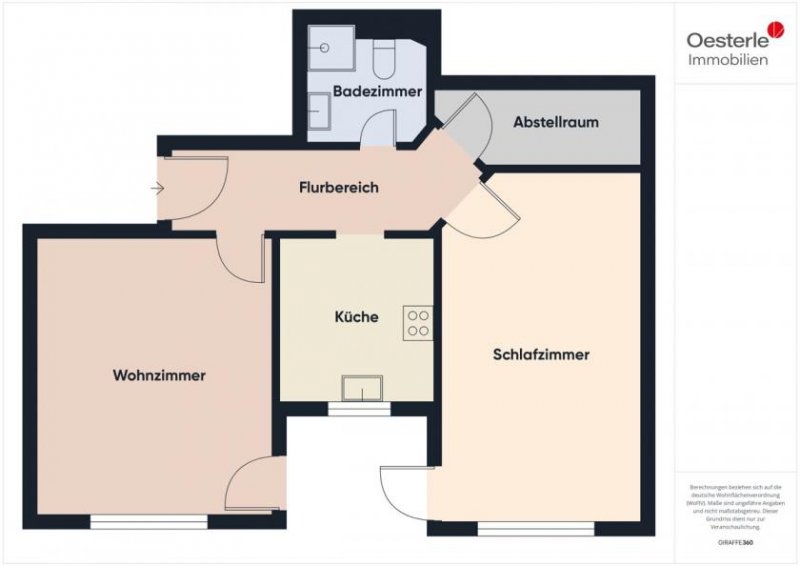 Leutkirch im Allgäu Charmante und helle 2-Zimmer Hochparterre - Wohnung mit Balkon Wohnung kaufen