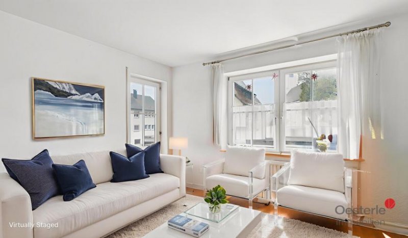 Leutkirch im Allgäu Charmante und helle 2-Zimmer Hochparterre - Wohnung mit Balkon Wohnung kaufen