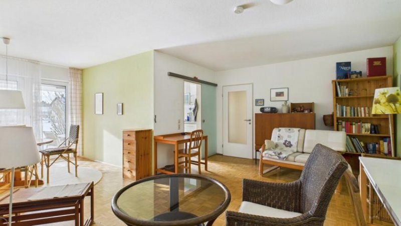 Isny im Allgäu Barrierearm, stadtnah, grün: 2-Zimmer-Erdgeschosswohnung mit Terrasse und Gartenblick Wohnung kaufen