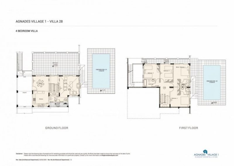 Neo Chorio Paphos Agnades Village Villa No 28 Haus kaufen