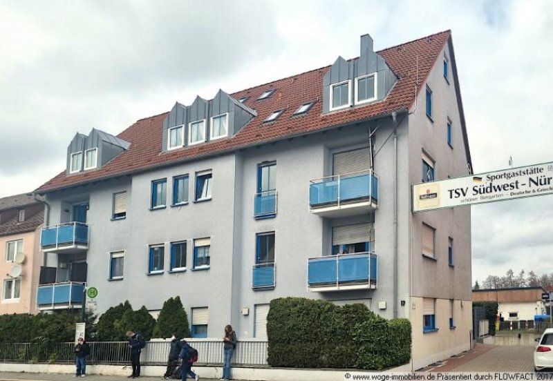 Nürnberg Helle, vermietete 1-ZW mit zus. 36m² Nutzfläche mit TG-Stellplatz, ohne Käuferprovision! Wohnung kaufen