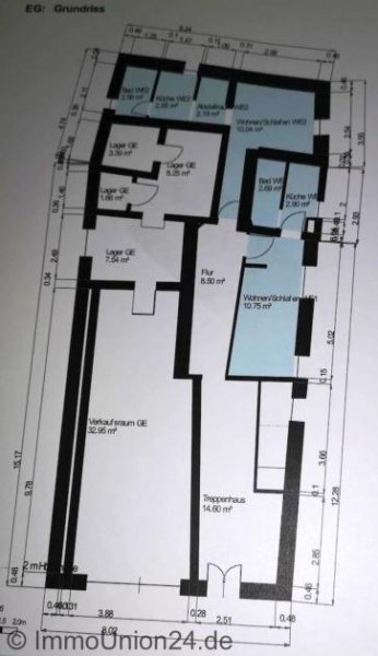Lauf an der Pegnitz 499.000,- für 281 qm Altstadthaus mit 6 Wohn,- + 1 Gewerbeeinheit in 1A Lage und 30.885,- Mietertrag Haus kaufen