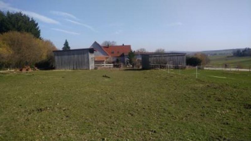 Ehingen (Landkreis Ansbach) ehem. Bauernhof mit Pferdekoppel, Wiesen, Ackerland und Wald in Mittelfranken mit Blick auf den Hesselberg Gewerbe kaufen